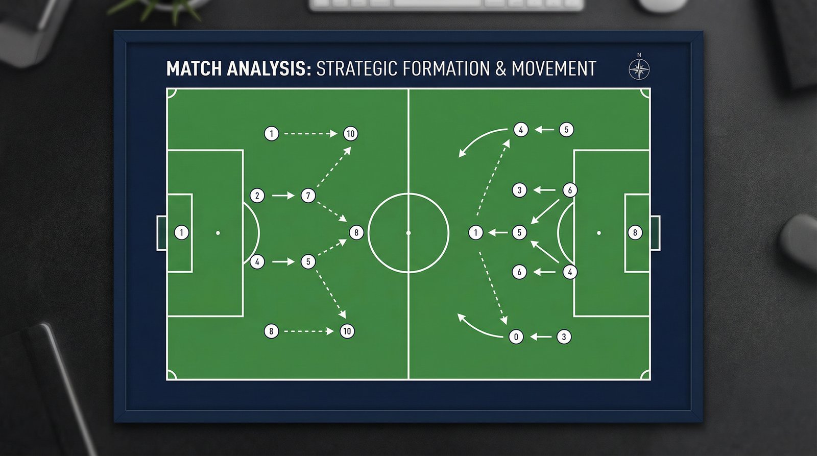 足球战术板 - 绿茵场战术推演